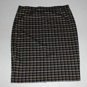 NWOT Womens J. JILL Ponte Knit Pencil Skirt Size L
